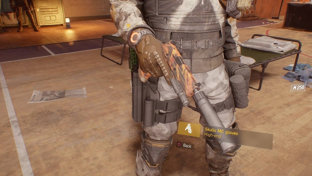 The Division - Skulls Mc gloves (New Named high end)