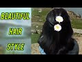 New simple hairstyle  elegant everyday hairstyle for girl