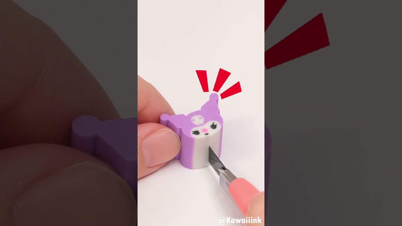 The Right Way To Cut An Eraser Pochacco Cinnamoroll Sanrio Cute