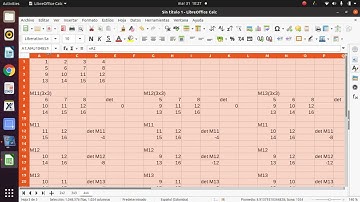 alg lin  2022 03 31 - determinante con cofactores en excel