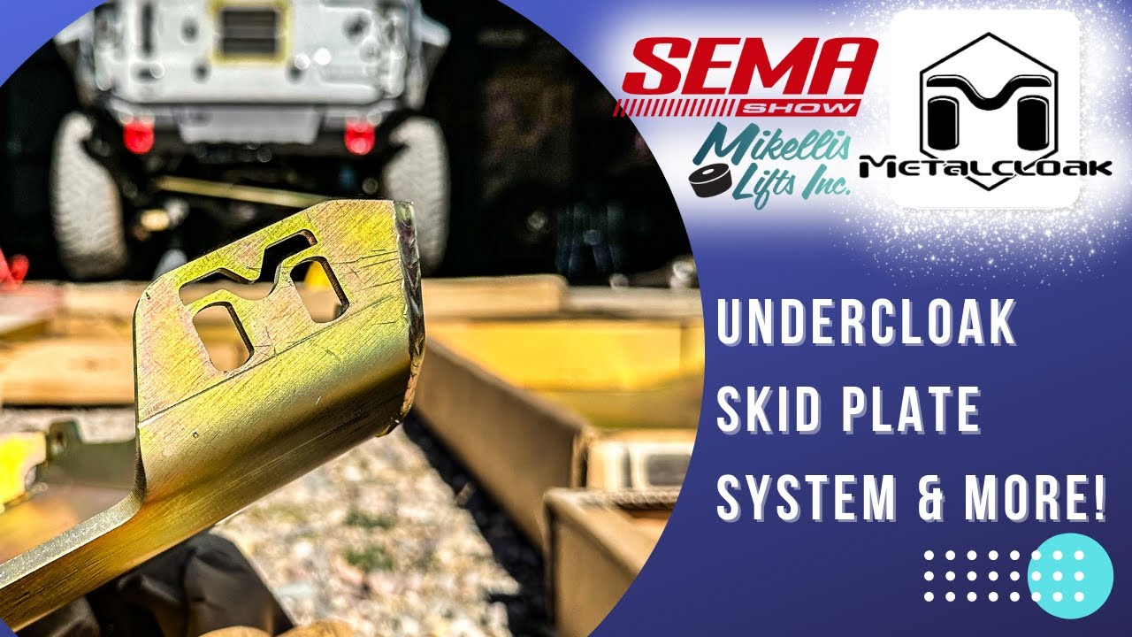 Sema Plate MetalCloak Full Skid Plates PLUS a new body lift for our SEMA Bronco ...