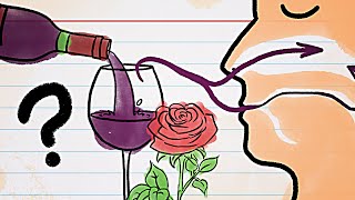 Why does wine smell like roses?