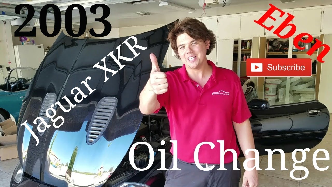 2003 Jaguar XKR AMSOIL Engine Flush Motor Oil Change YouTube