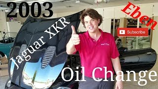 2003 Jaguar XKR AMSOIL Engine Flush Motor Oil Change