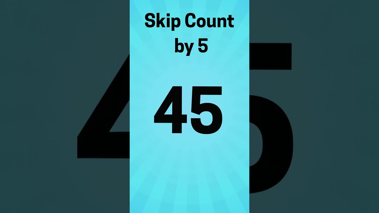  Skip Count By 5 Row Your Boat Tune Fun Math Song For Kids Mathforkids Skipcounting