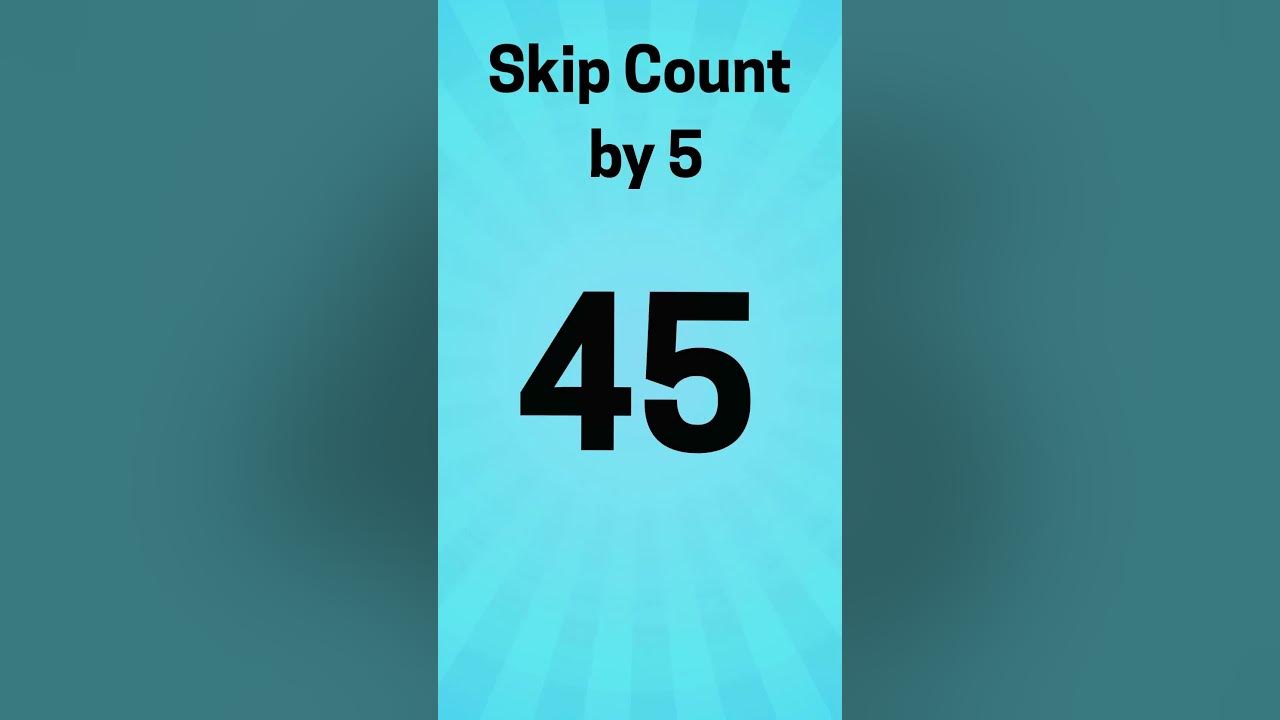 🎵 Skip Count by 5 | Row Row Row Your Boat Tune | Fun Math Song for Kids #mathforkids #skipcounting