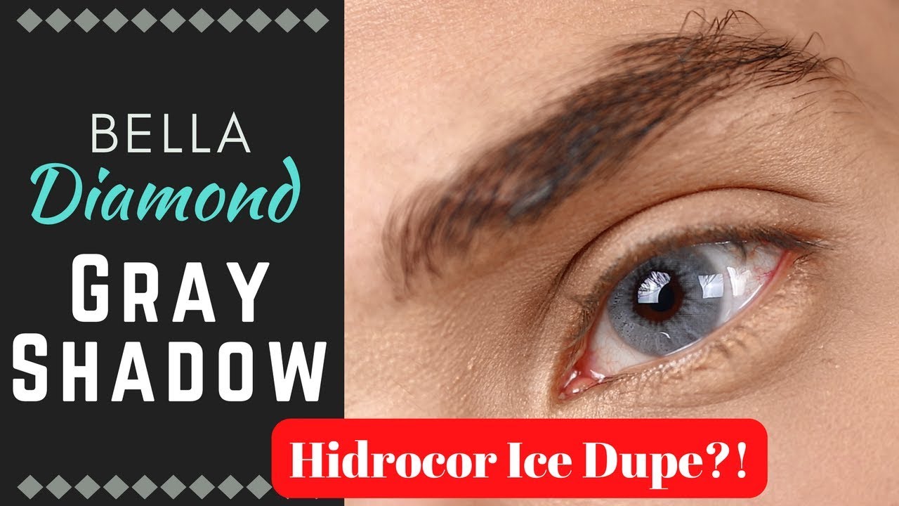 Bella Diamond Gray Shadow Contact Lens Review Youtube