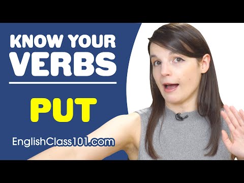 PUT - Basic Verbs - Learn English Grammar