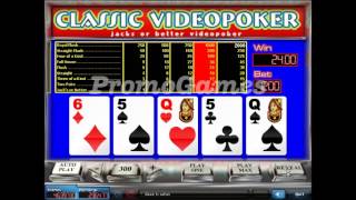 PromoGames presents: Sweepstakes Classic Videopoker screenshot 2