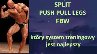 Split, push pull legs czy fbw? Jaki system treningowy jest dla Ciebie?