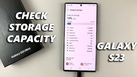 How To Check Storage Space On Samsung Galaxy S23 / S23+ / S23 Ultra (2 Methods)