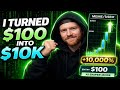 ChatGPT Trading Bot Results: $100 to $10k Challenge