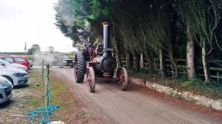 Burrell Traction Engine arriving at the Springfields steam up