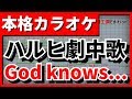 【フル歌詞付カラオケ】God knows...(涼宮ハルヒ(平野綾))【涼宮ハルヒの憂鬱 劇中歌】【野田工房cover】
