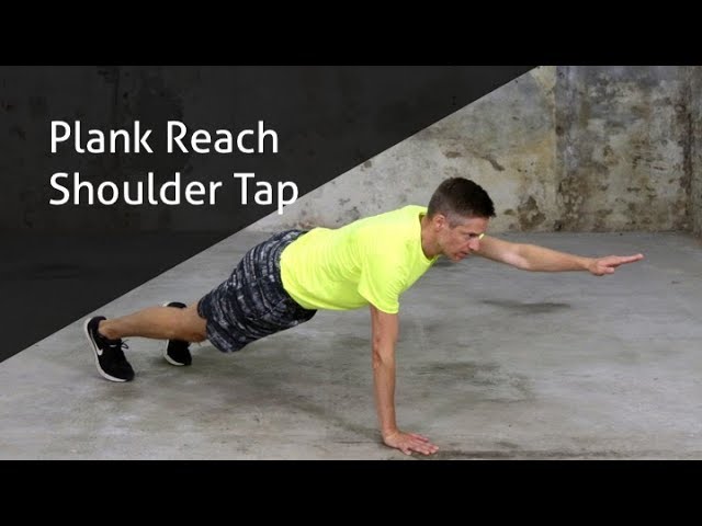 Plank Reach Shoulder Tap - hoe voer ik deze oefening goed uit?