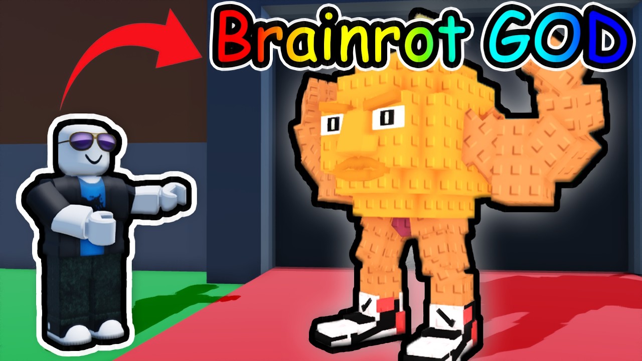 stealing GODLY BRAINROTS in Roblox steal a brainrot - YouTube