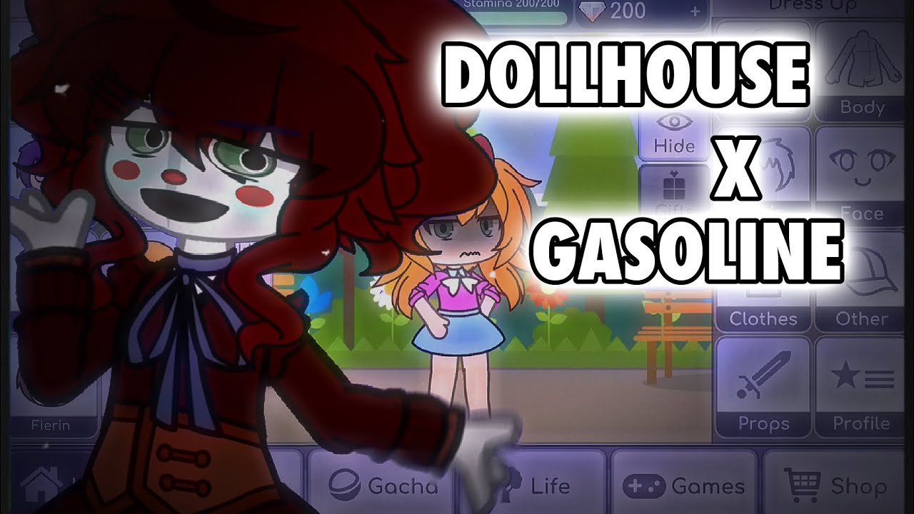 Dollhouse x Gasoline FNaF Elizabeth Afton YouTube