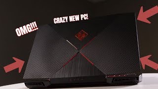 Crazy New HP-Omen Laptop Unboxing!!