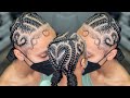 Recreating the Viral Lover Girl Stitch Braids| Dopeaxxpana