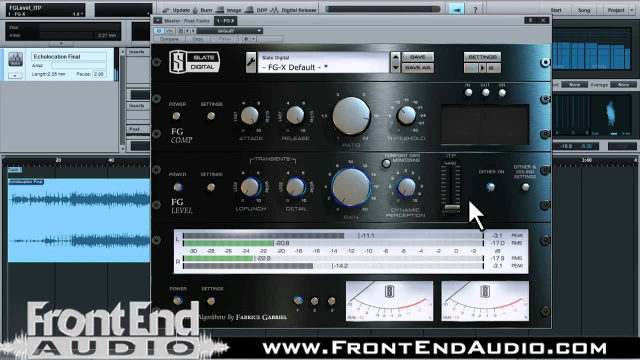 Slate Digital FG-X Mastering Plug-in Bundle | FrontEndAudio.com