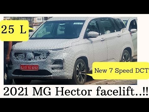 MG Hector Facelift 2021 Spotted | New Grille Design And Some Changes..!!