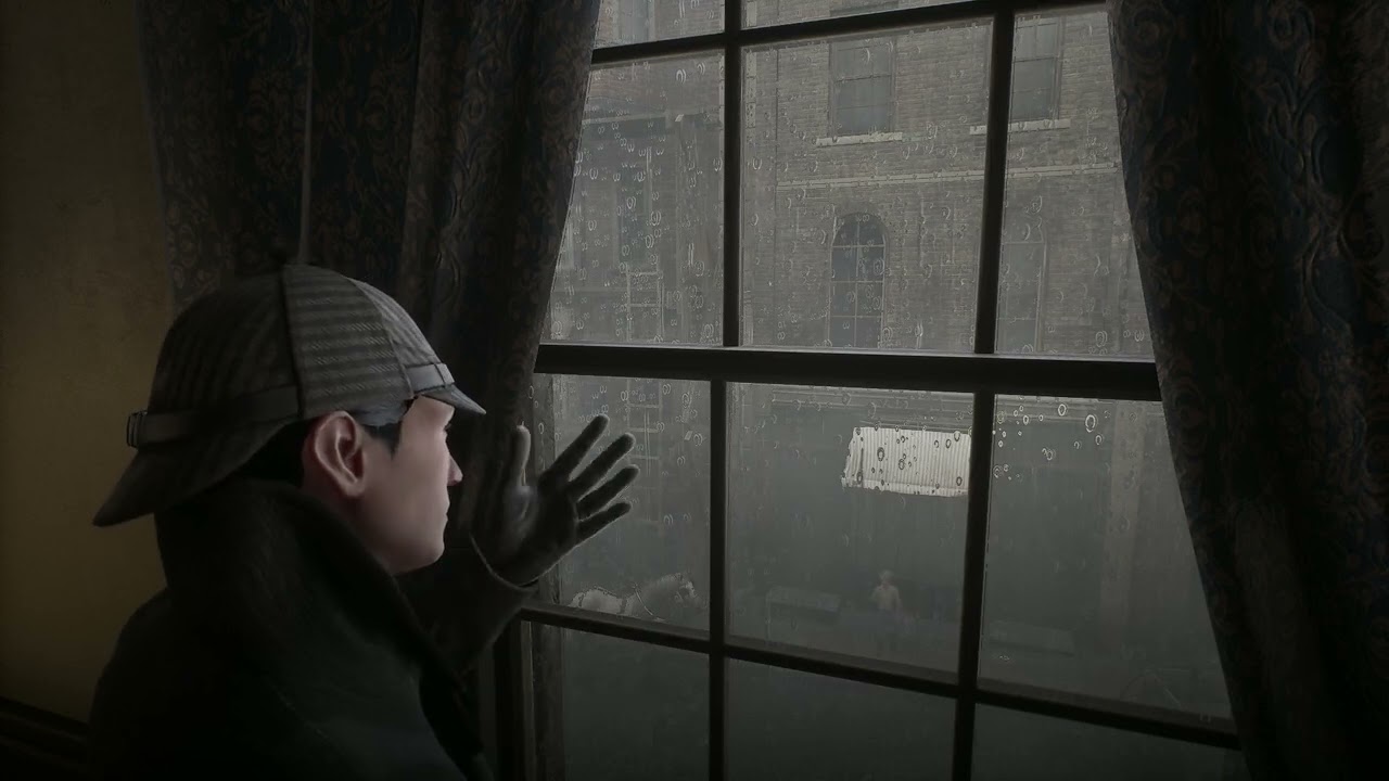A Gentle Rainy Day at 221B 🌧️ | With Sherlock Holmes - Relaxing Sounds & Scenery