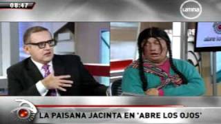 ABRE LOS OJOS 03-02-2012 BETO ORTIZ ENTREVISTA A LA PAISANA JACINTA parte 1-3