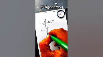 How to sign letter J ❤?
