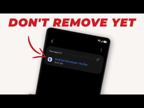 Android Developer Verifier What It Does and Can You Remove It?