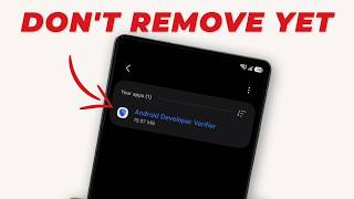 Details Android Developer Verifier What It Does and Can You Remove It Update