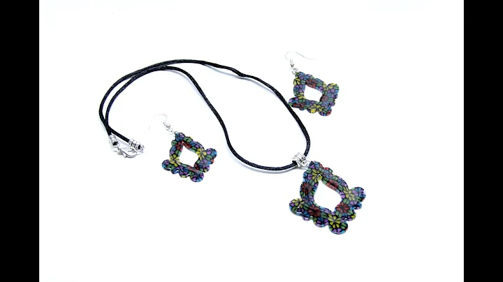 Polymer Clay Stained Glass Effect Jewelry