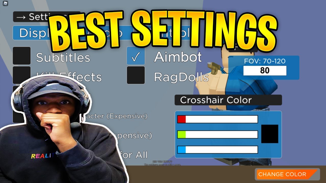 Best Settings For Roblox Arsenal