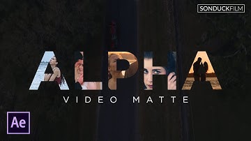 After Effects Tutorial: Overlay Video On Text or Graphics