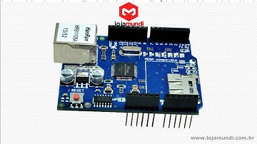 Vídeo Ethernet Shield Arduino é na Lojamundi