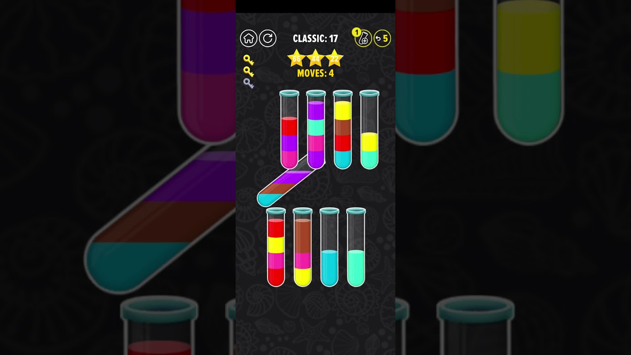 color water sort 3d level 17