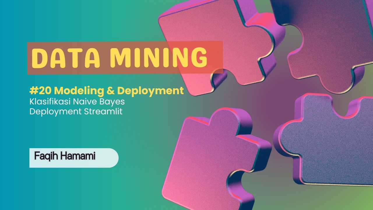 Deploy Machine Learning ke Web App dengan Streamlit - YouTube