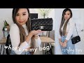 WHAT'S IN MY BAG + STYLING TIPS | chanel mini rectangular caviar shw