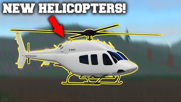 Civilian Helicopters in BERKELEY COUNTY! New Liveries, Updates, And More! (ROBLOX) #roblox