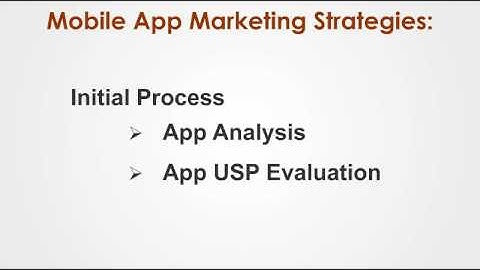Mobile Apps Marketing, Mobile Application Marketing