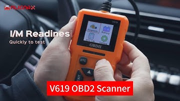 V619 OBD2 Scanner Check Engine System Code Reader Battery Tester Clear/Erase Codes Multi-language