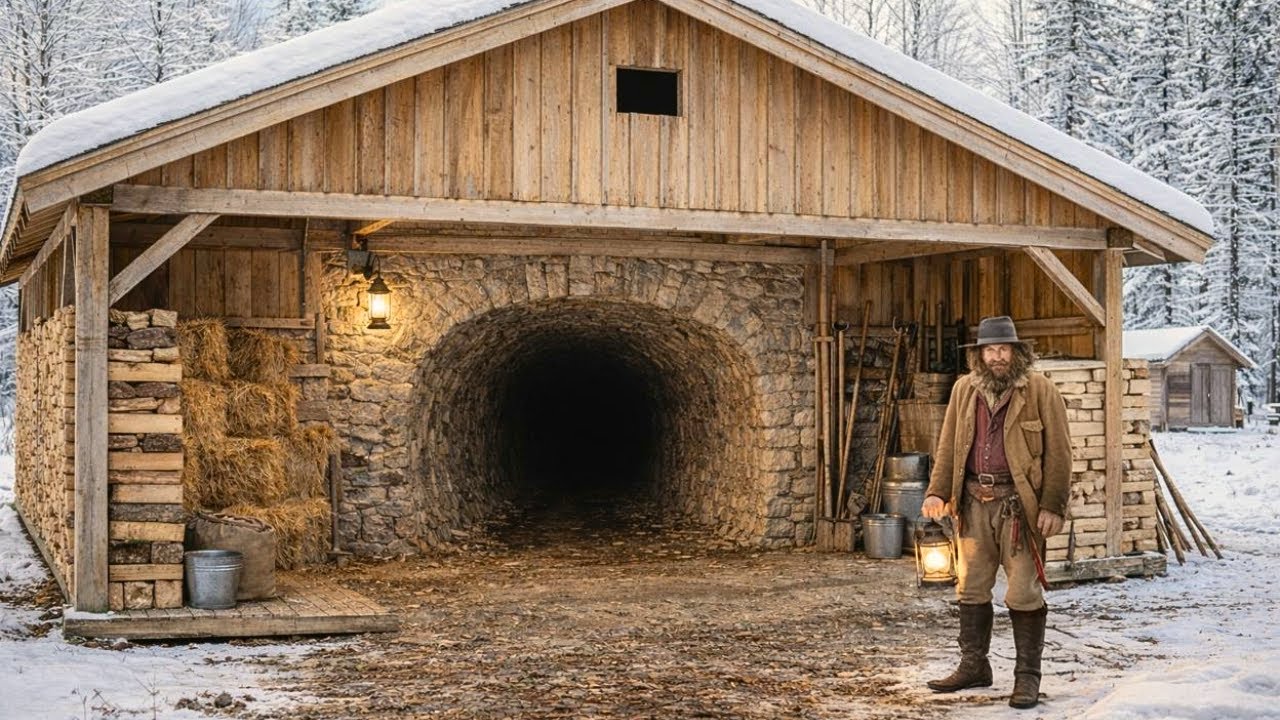 Neighbors Laughed When He Dug a Tunnel to His Barn — Until His Supplies Stayed Dry All Winter