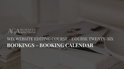 Wix Website Booking Calendar | Step-by-Step Tutorial for Beginners