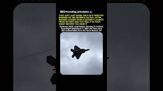 That F-22 Sound Hits Different ⚔️#soldier #USA #USArmy #Military