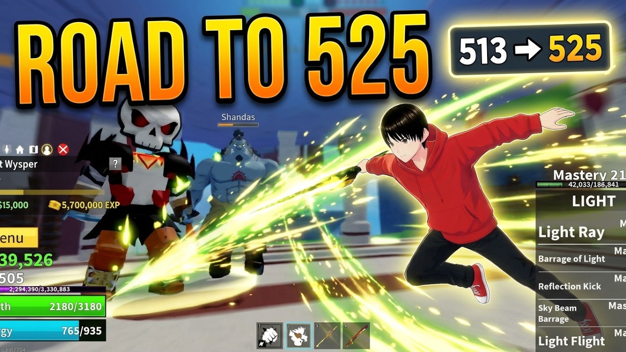 I Fought Wysper And Shandas Until I Reached Level 525! | Roblox