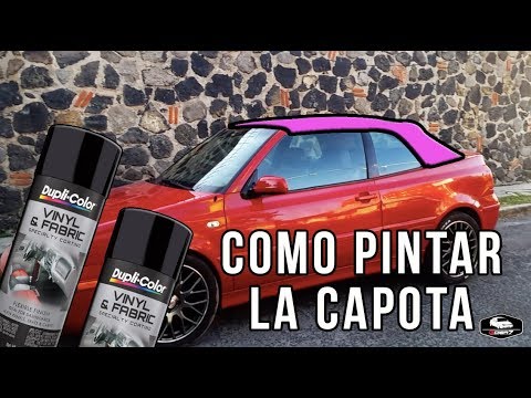 Video: ¿Puedo pintar con aerosol mi capota convertible?
