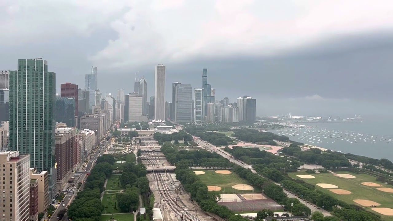 June 13, 2022 - Tornado Sirens in Downtown Chicago again - 20 minutes