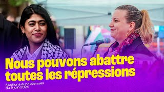 Mathilde Panot et Rima Hassan - Discours contre la censure