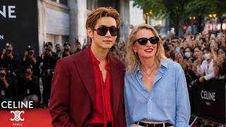 10 Minutes Ago! V (BTS) & Séverine Merle Wow Fans at the Celine Event!