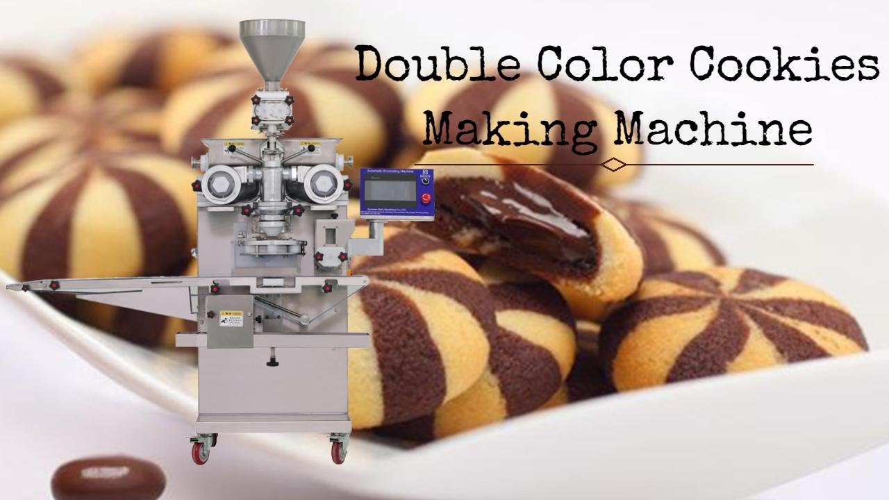 double color cookies machine filled biscuits making machine