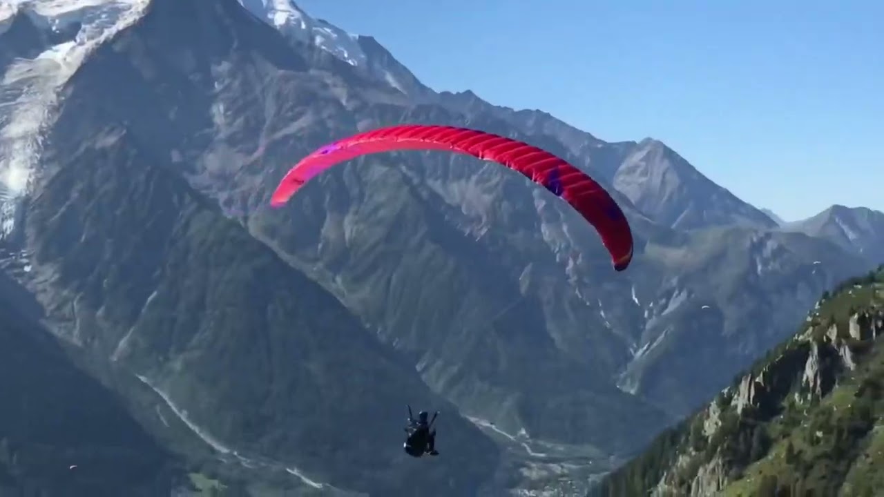 Premier vol de PLAN PRAZ A CHAMONIX